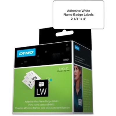 Label Dymo White Adhesive Name