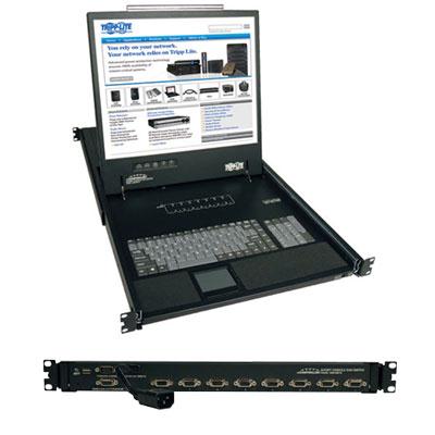 8 Port VGA KVM Console w 19
