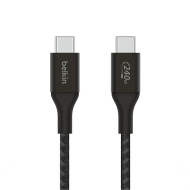 240w Braided C C Cable 2M BLK