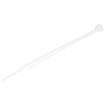 100 PK SM 4" White Cable Ties