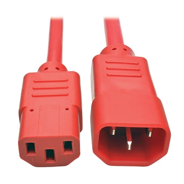 Heavy Duty 6' Pwr Ext Cord Red
