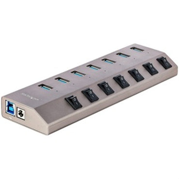 7-pt USB Hub w-On-Off Switches