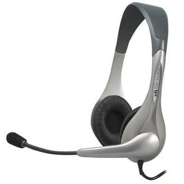 Silver Stereo Headset-Mic