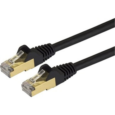 4ft Black Cat6a STP Cable