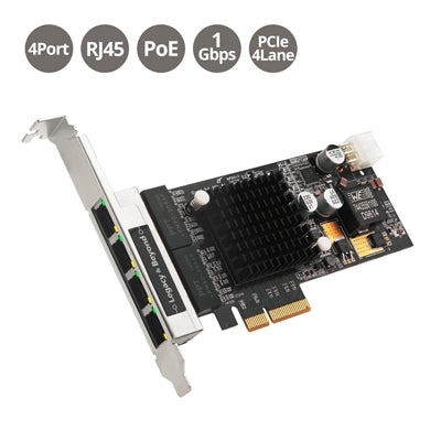 4 Port Gigabit Ethernet PCIe