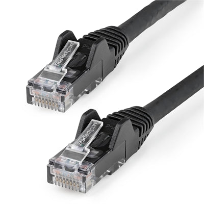 25' Black LSZH CAT6 ETH Cable