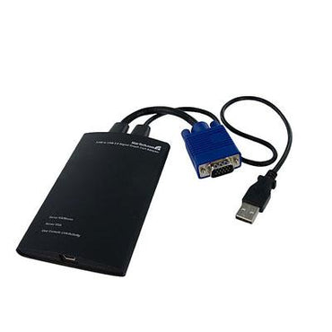 KVM to USB Laptop Crash Cart