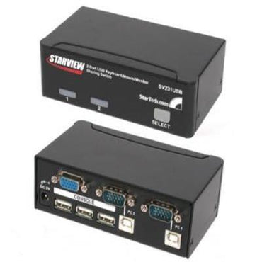 2 Port USB KVM Switch