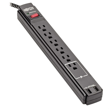 SURGE PROTECTOR 6 OUTLET 2 USB