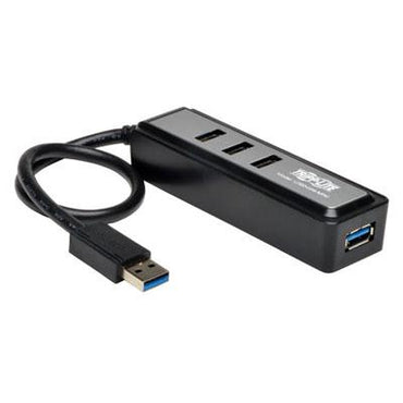 4Pt USB 3.0 SS Mini Hub w Cbl